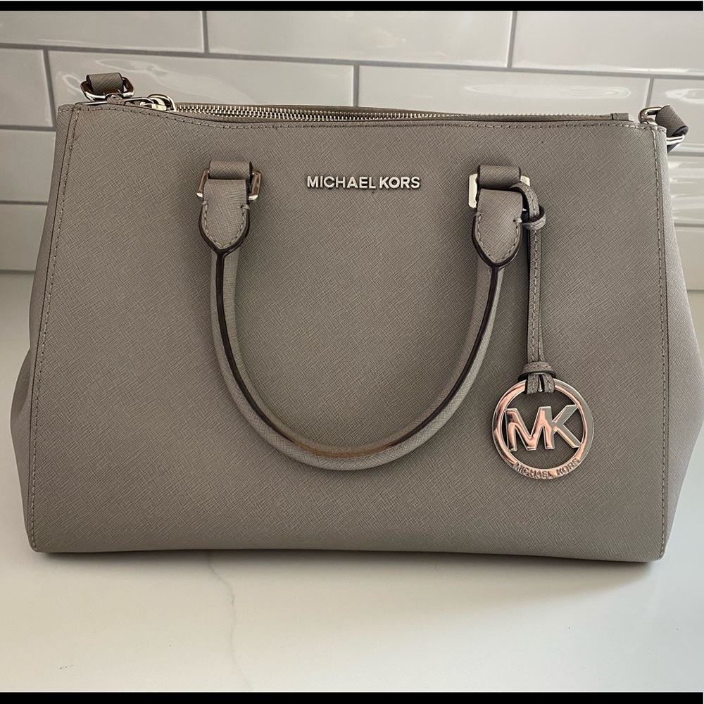 Michael Kors Sutton Leather Satchel